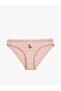 Teddy Bear Printed Comfortable Fit Cotton Brief Panties