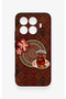 Mi 15t Pro Compatible Carpet and Tea Pattern Silicone Case - 4
