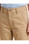 Men Beige Plain Chino Trousers - 3