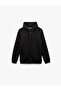 Regular Fit Hooded Zippered Long Sleeve Sweatshirt with Kangaroo Pocket