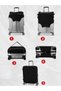 Luggage Cover Suitcase Cover Lycra Flexible Fabric and Durable Luggage Cover Worldtravel-Vk19 - 4