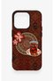 iPhone 14 Pro Compatible Carpet and Tea Pattern Silicone Case - 2
