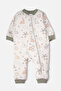 Interlock Sleeping Bag Without Booties Printed (Stone Age) Green