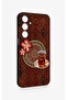 Samsung A55 Compatible Carpet and Tea Patterned Silicone Case - 3