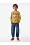 Basketball Printed Cotton Crew Neck Long Sleeve T-Shirt - 2