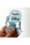 Baby Candy Gift Bebe-345M Blue Window Model Plexi Magnet with Evil Eye Beads on the Back - 30 Pieces - 3