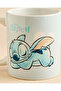 Light Blue And White Stitch Printed Ceramic Mug - 4