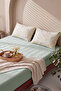 Green Lisa Double Flat Sheet Set - 3 Pieces - 7