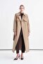 Lesna Trenç Trench Coat Camel 13560 - 3