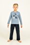 Father Son Stay Wild Blue Long Sleeve Pajama Set (Father Son Sold Separately) - 6