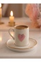 Love Pempe 2-Person 6-Piece Coffee Cup Set with Decorated Cups - 2