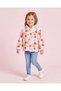 Girls Assorted Floral Fleece Hooded Jacket - 2
