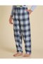 Senior Boys Blue Printed Night Suit - 3