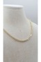 Gold 4mm Cast Waterway Necklace (45cm) - 4