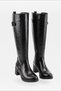 Jule Kroko Women's Boots with Zipper and Elastic Back