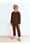 Children's Patterned Pajama Set – Long-Sleeved Soft and Comfortable Top and Bottom Pajama Set - 2