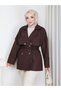 Women's Waterproof Trench Coat with Buttons, Belt, and Pockets