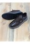 Men's Sporty Winter Shoes Genuine Leather Rubber Sole Orthopedic and Smart Lacing Brown - 4