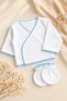 Newborn 5-Piece Underwear Set 100% Cotton Boxed Hospital-Issued Baby Set - 2