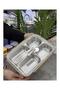 Steel Vacuum 4-Compartment Lunch Box