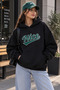 Nice Printed Kangaroo Pocket Hooded Sweatshirt Hoodie