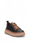 D26Ka-605 Women's Genuine Leather Casual Shoes Black - 2