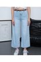 Women's High Waist Belted Loose Wide Leg Palazzo Jeans - 2