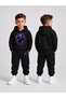 Boy's Hooded Sweatshirt and Rubber-Cuffed Sweatpants Set – Winter Top and Bottom Set