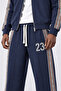 Men's 23 Stripe Detailed Doubleface Tracksuit Set Navy Blue - 5