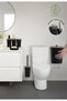 Sapphire Black Bamboo Striped Bathroom Set 6 Pieces Plastic - 5