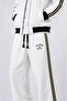 Men's Far from Basic Stripe Detailed Doubleface Tracksuit Set Ecru - 5