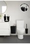 Sapphire Black Striped Bathroom Set 5 Pieces Plastic - 3