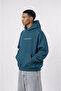 Men's Essentials Embroidered Oversize Hoodie Emerald - 3