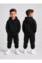 Boy's Hooded Sweatshirt and Rubber-Cuffed Sweatpants Set – Winter Top and Bottom Set