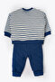 Quilted Pants 2-Piece Set (Cool Kid) Navy Blue - 2