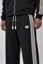 Men's Winner Stripe Detailed Doubleface Tracksuit Set Black - 5