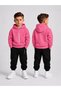 Boy's Hooded Sweatshirt and Rubber-Cuffed Sweatpants Set – Winter Top and Bottom Set