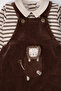 Velvet Salopet 2-Piece Set (Cool Lion) Brown - 3