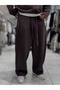 Coffee Color Loose Fit Belted Knitted Tracksuit Hm - 4