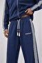 Men's Nbp Stripe Detailed Doubleface Tracksuit Set Navy Blue - 5