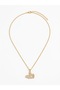 Steel Gold Necklace with the Word'Allah' - 3