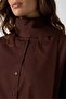 Women's Brown Premium Wide-Cut Poplin Shirt with Scarf 32008 - 5