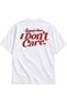 Sorry I Don'T Care Oversize T-Shirt with Front and Back Print