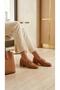 7245 Tan Genuine Casual Shoes - 3