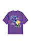 Bear Draw İt Printed Oversize T-Shirt Front and Back Design