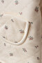 Children's Embroidered Double Layer Lined Fiber-Filled Quilted Jacket Buttoned Cardigan Coat - 3