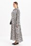 Robal Belted Printed Plus Size Dress - 4