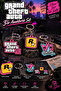 Gta 6 Vi 3-Piece Keychain Set - Gta Vi, Rockstar, and Vice City Designed 3D Printed Keychain Bag Ornament Charm - 6