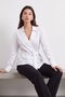 V-neck belted shirt - 2