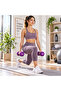 3KG Hex Dumbbell Pair – Vinyl Coated Hand Weights for Home Gym, Strength Training, Fitness, Aerobics & Workout – Purple - 5